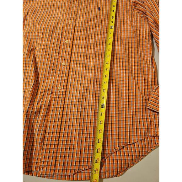 Ralph Lauren Men's CASUAL Classic FIT Button Down PLAID, Cotton Shirt Size Large - Picture 8 of 8